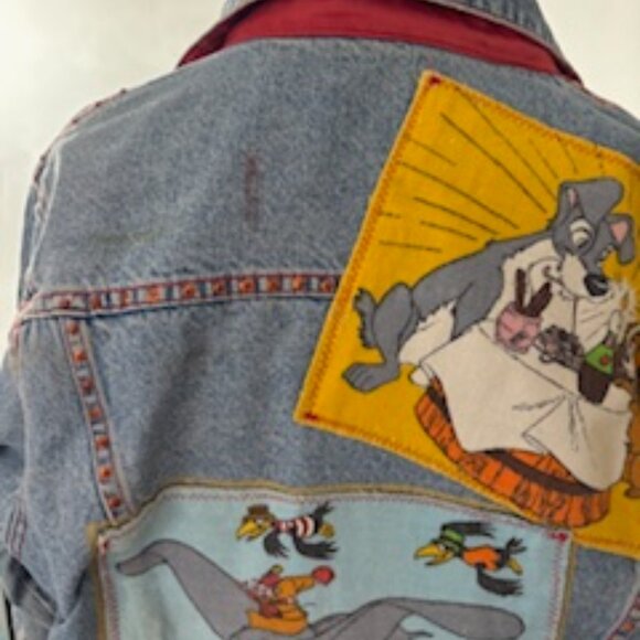 Vintage cartoon jean jacket - Picture 5 of 7